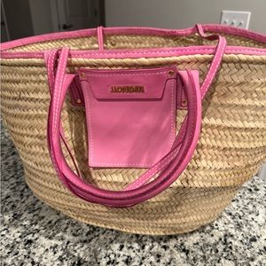 Jacquemes Le Petit Panier Soli Tote Bag